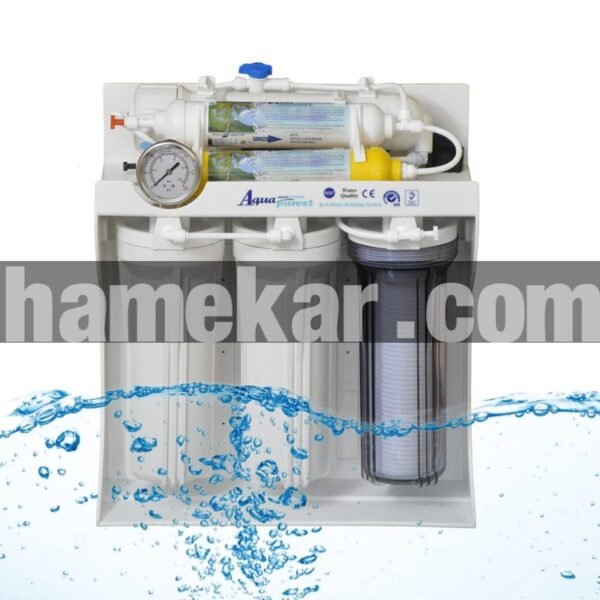 دستگاه تصفیه کننده آب آکوا پیورست مدل RO SYSTEM 607 به همراه فیلتر تصفیه آب مدل ممبران