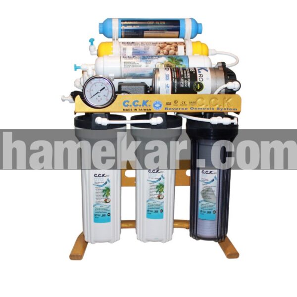 دستگاه تصفیه کننده آب سی سی کا مدل GOLD 7 STAGE همراه مجموعه فیلتر 3 عددی