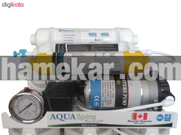 دستگاه تصفیه کننده آب خانگی آکوآ اسپرینگ مدل RO-S7-NATURE1200