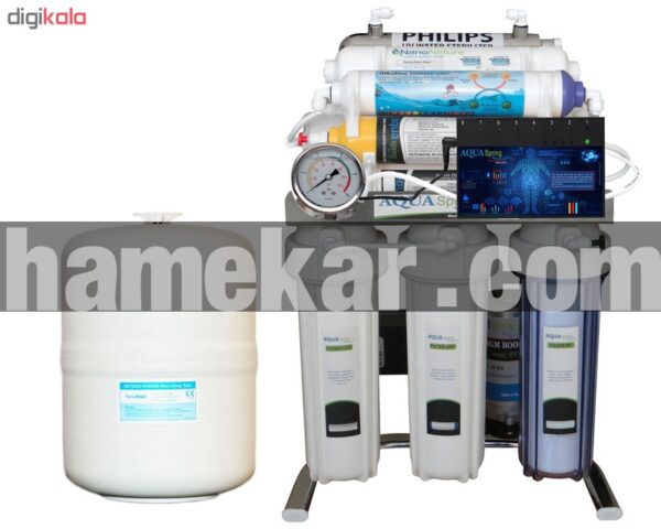 دستگاه تصفیه کننده آب آکوآ اسپرینگ مدل CHROME-BXN10