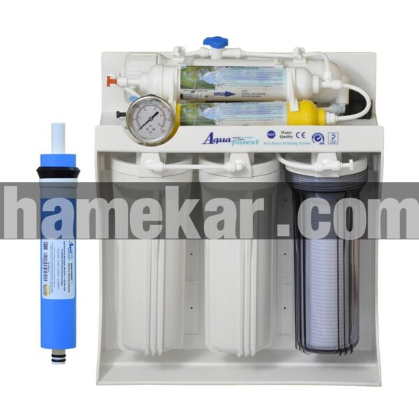 دستگاه تصفیه کننده آب آکوا پیورست مدل RO SYSTEM 607 به همراه فیلتر تصفیه آب مدل ممبران