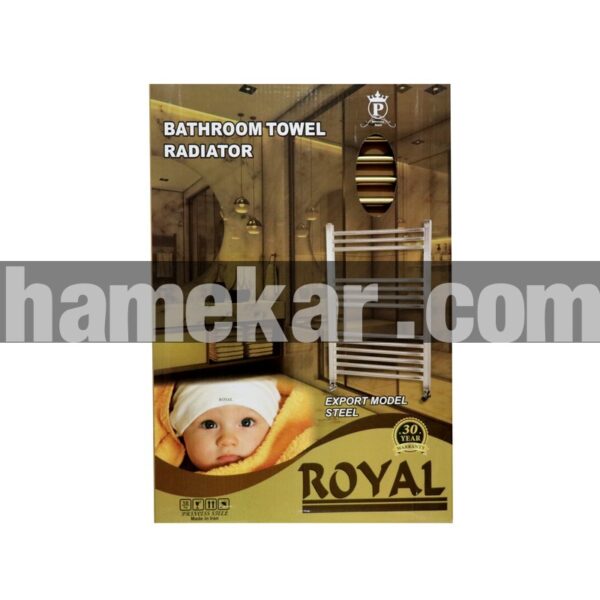 رادیاتور حوله خشک کن مدل استیل 304royal