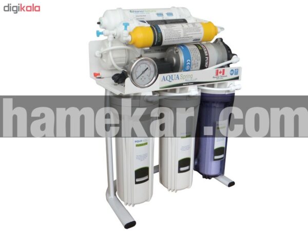دستگاه تصفیه کننده آب خانگی آکوآ اسپرینگ مدل RO-S7-NATURE1200