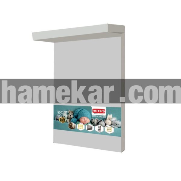 رادیاتور حوله خشک کن هاتیپس مدل آلومینیومی 50*80 یک طبقه