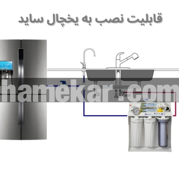 دستگاه تصفیه کننده آب آکوا پیورست مدل RO SYSTEM 607 به همراه فیلتر تصفیه آب مدل ممبران