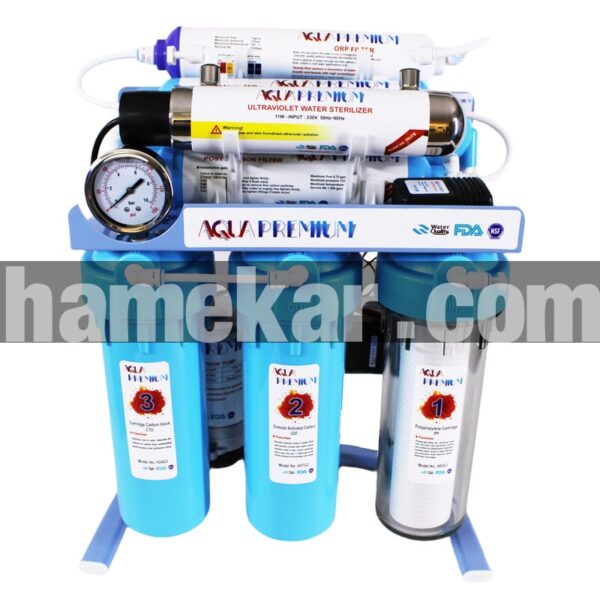 دستگاه تصفیه کننده آب آکواپرمیوم مدل A8OU8-BL-TP