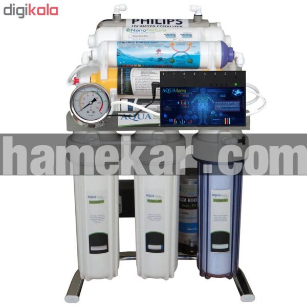 دستگاه تصفیه کننده آب آکوآ اسپرینگ مدل CHROME-BXN10