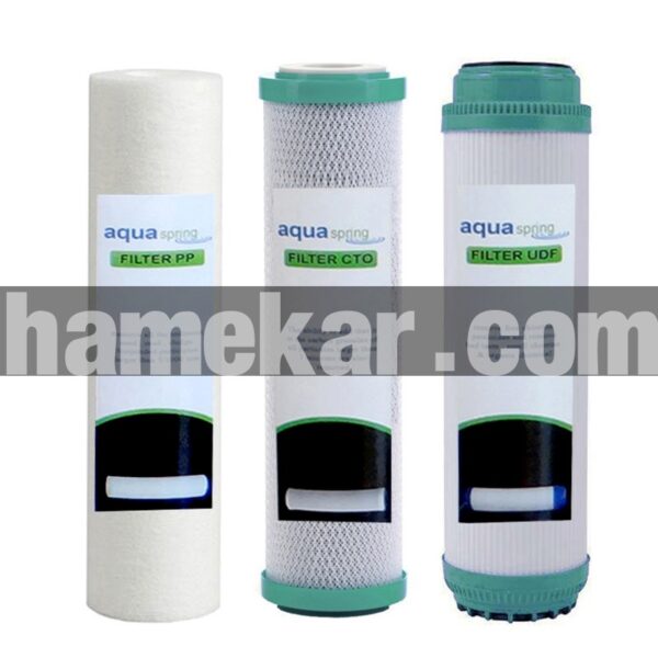 فیلتر دستگاه تصفیه آب آکوآ اسپرینگ مدل FAS_AGW10 مجموعه ده عددی