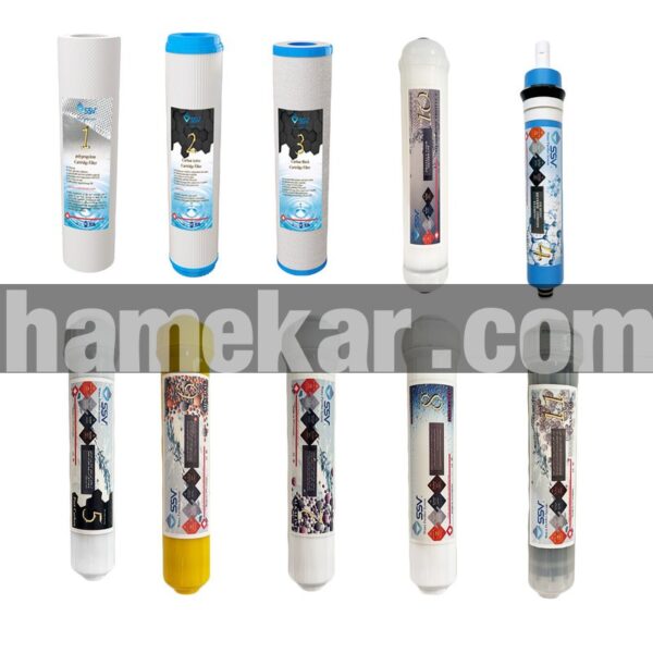 دستگاه تصفیه کننده آب اس اس وی مدل MaxGold N 2W X1055 +3F به همراه شیر دوکاره و فیلتر