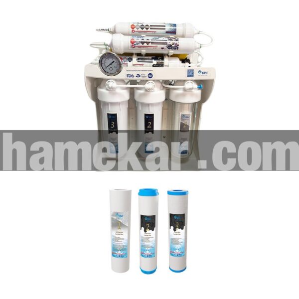 دستگاه تصفیه کننده آب اس اس وی مدل UltraPro X1000 B + 3F به همراه فیلتر