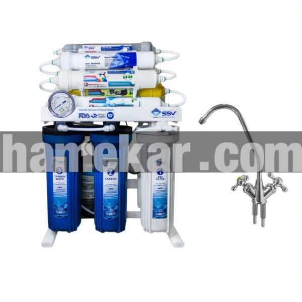 دستگاه تصفیه کننده آب اس اس وی مدل MaxBlue 2wx1000 به همراه شیر تصفیه آب