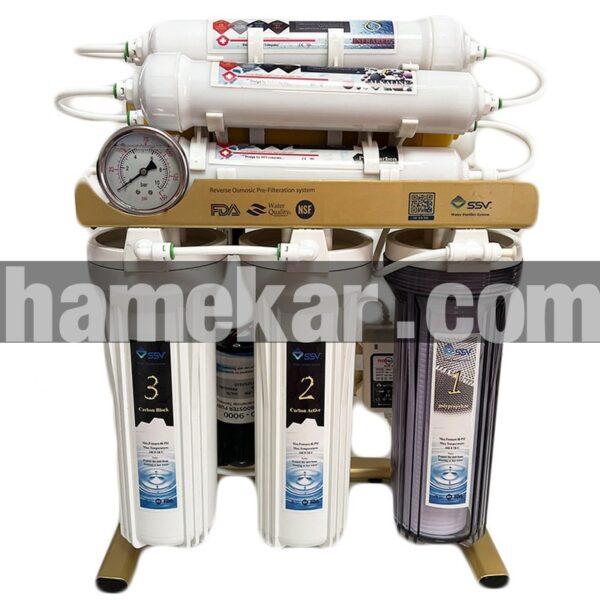 دستگاه تصفیه کننده آب اس اس وی مدل MaxGold N 2W X1055 +3F به همراه شیر دوکاره و فیلتر