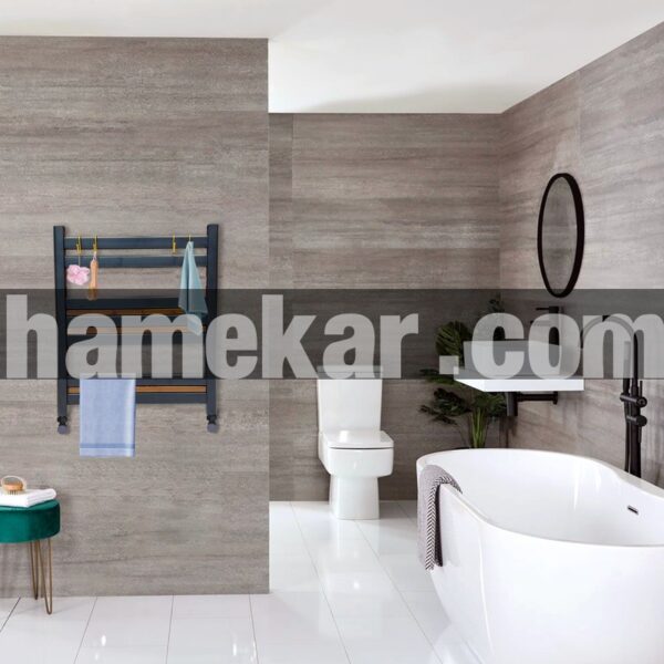 رادیاتور حوله خشک کن هاتیپس مدل آلومینیومی آلترمو 50*60 Black