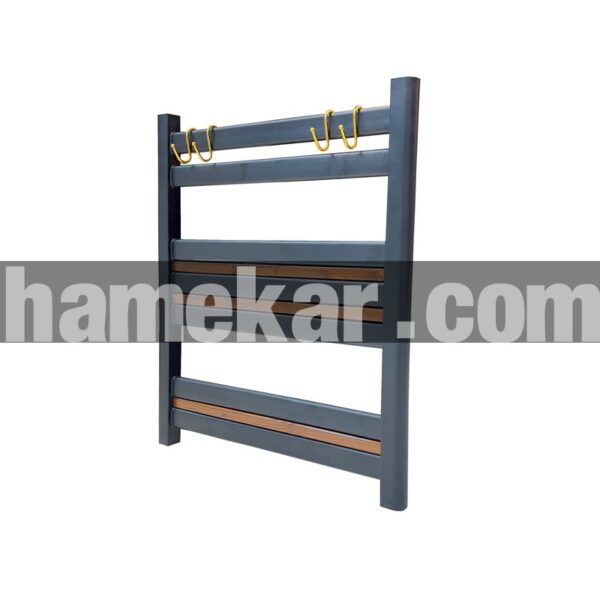 رادیاتور حوله خشک کن هاتیپس مدل آلومینیومی آلترمو 50*60 Black