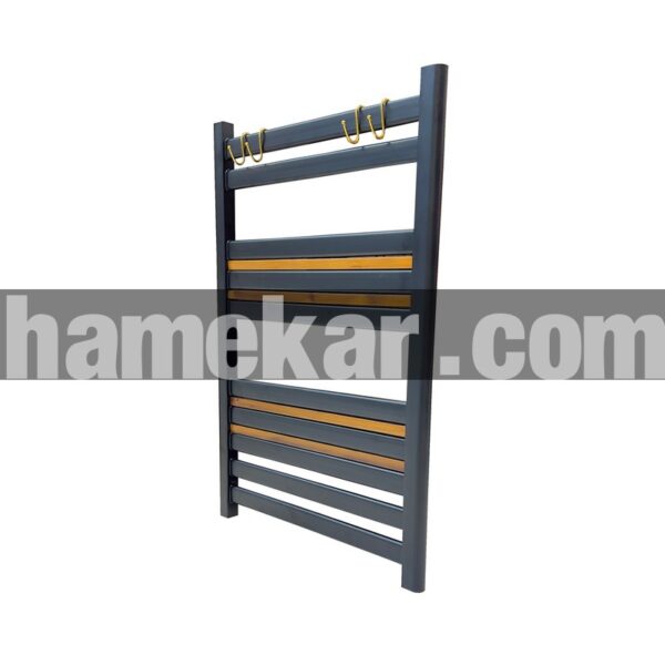 رادیاتور حوله خشک کن هاتیپس مدل آلومینیومی آلترمو 50*80 Black