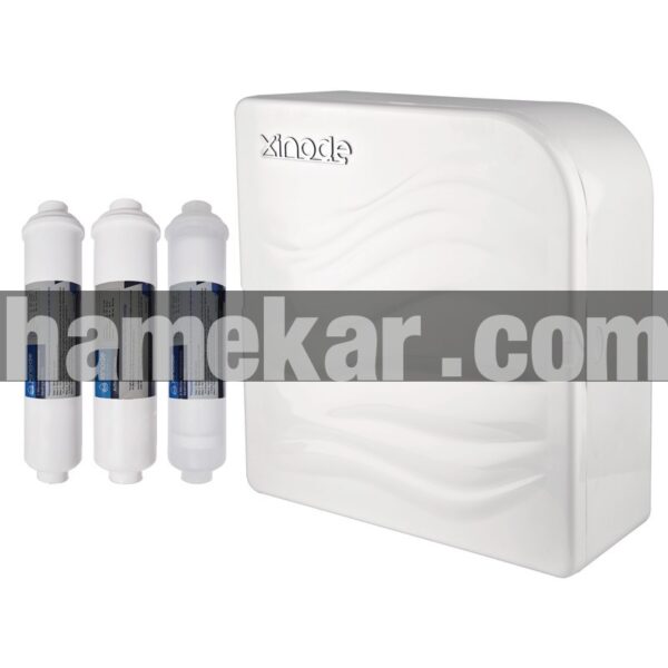 دستگاه تصفیه کننده آب زینود مدل کیسی CX107-W3INLINEF به همراه فیلتر اینلاینی