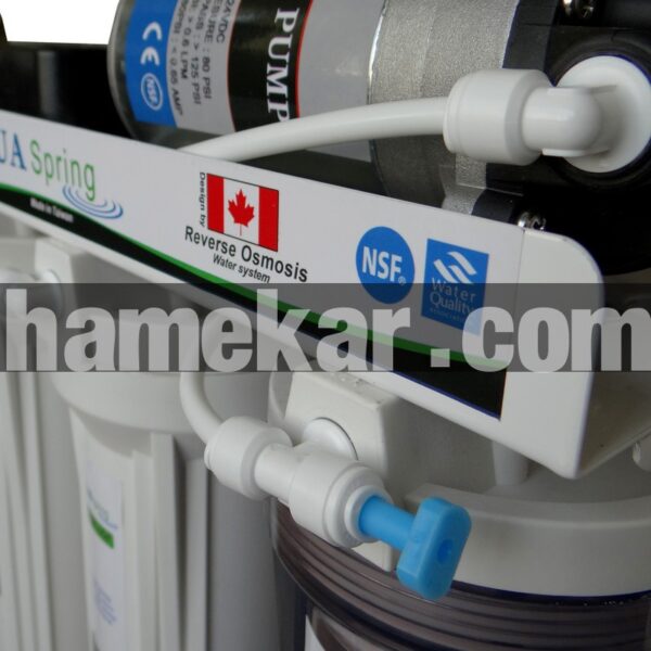 دستگاه تصفیه کننده آب آکوآ اسپرینگ مدل RO - NF2600 به همراه فیلتر تصفیه آب کد 01 مجموعه 3 عددی